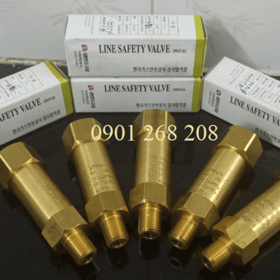 VAN AN TOAN ĐƯỜNG ỐNG GAS LPG HÀN QUỐC